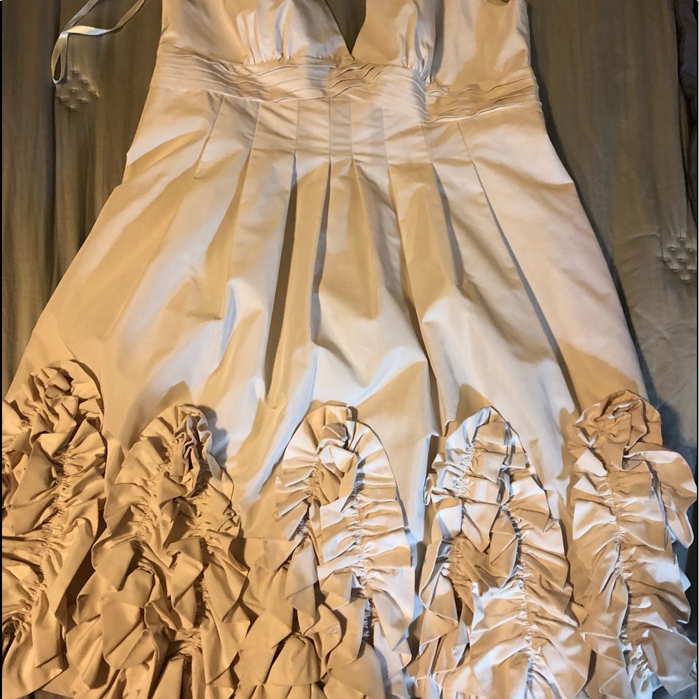 Gorgeous cocktail dress. Beige.